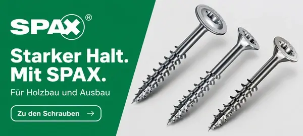 Schraubenluchs: SPAX Schrauben