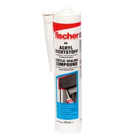 1 Stk. fischer® Acryldichtstoff DA 310ml grau