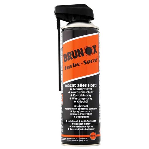 12 Stück BRUNOX® Turbo-Spray® mit Turbo-Click 500 ml