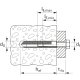 10 Stk. Innengewindeanker RG 12 x 90 M 8 I