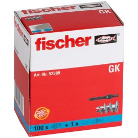 100 Stk. Fischer Gipskartondübel GK