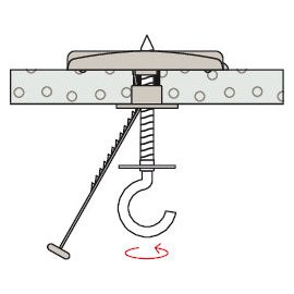 1 Stück Kippdübel M 10 x 180 mm