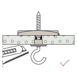 1 Stück Kippdübel M 10 x 180 mm