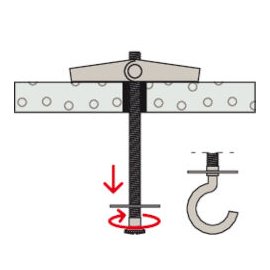 1 Stück Kippdübel M 10 x 180 mm