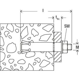 10 Stk. Fischer Zykon-Anker FZA-D 14 x 100 M 10D/40