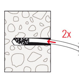 10 Stk. Highbondanker FHB II-A L M 8 x 60/50