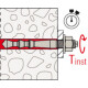 10 Stk. Highbondanker FHB II-A L M 8 x 60/50