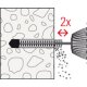 10 Stk. Highbondanker FHB II-A L M 10 x 95/10