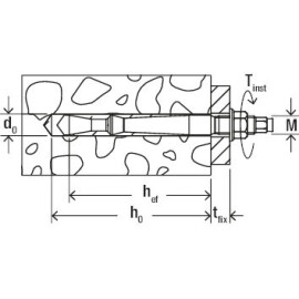 4 Stk. Highbondanker FHB II-A S M 24 x 170/50 A4