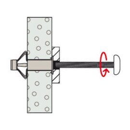 50 Stk. Fischer Hohlraumdübel HM 5 x 65 H