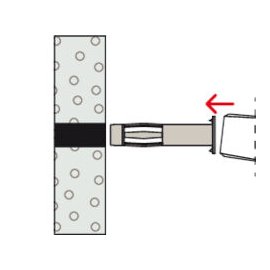 50 Stk. Fischer Hohlraumdübel HM 5 x 65 H