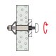 50 Stk. Fischer Hohlraumdübel HM 5 x 65 H