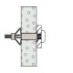 50 Stk. Fischer Hohlraumdübel HM 5 x 65 H