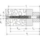 50 Stk. Fischer Langschaftdübel SXRL 10x80 T