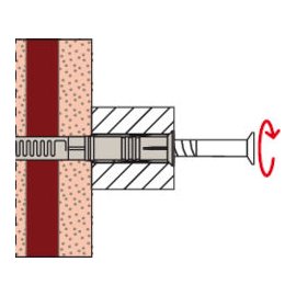 1 Stk. Fischer Rahmendübel FUR 8 x 120 SS