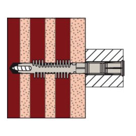 1 Stk. Fischer Rahmendübel FUR 8 x 120 SS