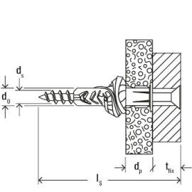 100 Stk. Fischer Universaldübel UX 5 x 30