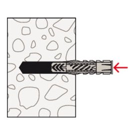 100 Stk. Fischer Universaldübel UX 5 x 30