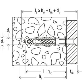 100 Stk. Fischer Universaldübel UX 5 x 30 R