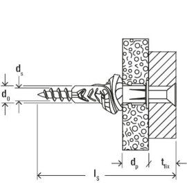 100 Stk. Fischer Universaldübel UX 5 x 30 R