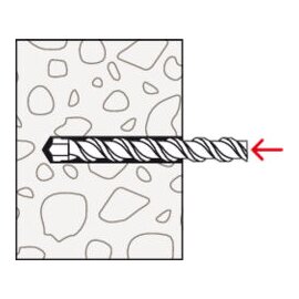 100 Stk. Fischer Universaldübel UX 5 x 30 R