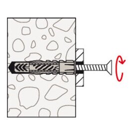 100 Stk. Fischer Universaldübel UX 5 x 30 R