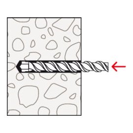 100 Stück Fischer Dübel M6 S