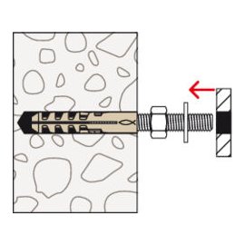 100 Stück Fischer Dübel M6 S