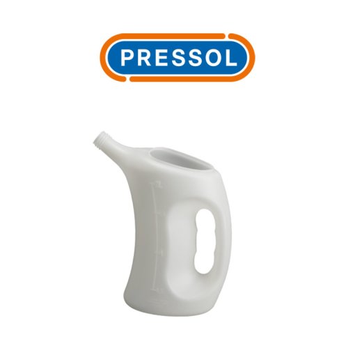 PRESSOL Messbecher 2 l-weiß-transparent