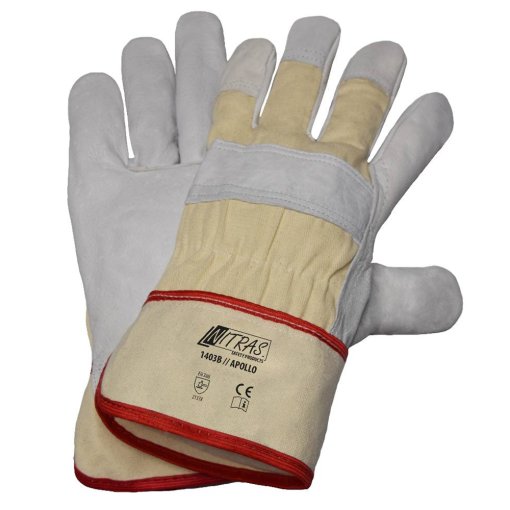 1 Paar Rindvolllederhandschuh NITRAS® Apollo 1403B Größe 12