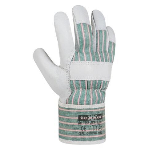 120 Paar Rindvollleder Handschuh teXXor® 1158 MONTBLANC-I Gr. 10