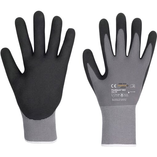 1 Paar FlexMech-Handschuh G-Tek 663 Größe 7