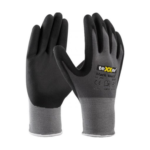 1 Paar Montagehandschuh black touch® - teXXor® - 2450 Größe 7