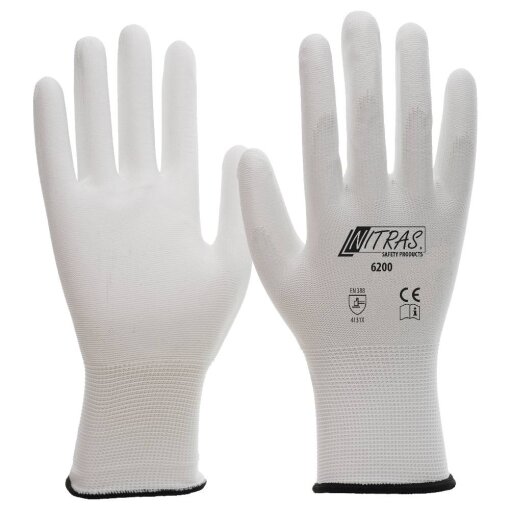240 Paar Nylonhandschuhe NITRAS® 6200 Größe 7