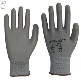 12 Paar Nylonhandschuhe NITRAS® 6205 Größe...