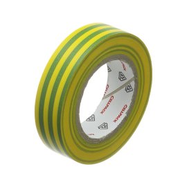 1 Rolle PVC-Isolierband 15 mm x 10 m No. 128 grün/gelb