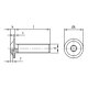 Linsenflanschschrauben ISO 7380-2 A2 mit Innensechskant