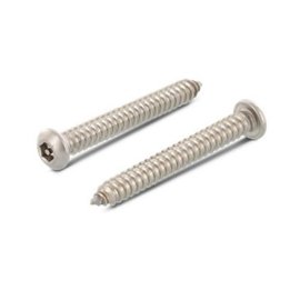 100 Stück Flachrundkopf-Sicherheitsschrauben Art. 9110 A2 4,2 x 9,5 mm ISK-PIN 2,5