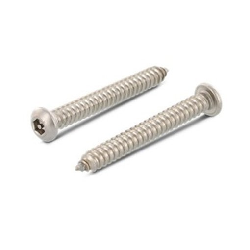 100 Stück Flachrundkopf-Sicherheitsschrauben Art. 9110 A2 4,2 x 13 mm ISK-PIN 2,5