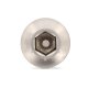 100 Stück Flachrundkopf-Sicherheitsschrauben Art. 9110 A2 4,2 x 25 mm ISK-PIN 2,5