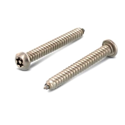 100 Stück Flachrundkopf-Sicherheitsschrauben Art. 9120 A2 5,5 x 19 mm TX-PIN 27