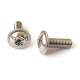 1000 Stück Linsenflanschschrauben ISO 7380-2 A2 Torx M2 x 16