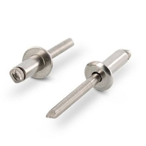 250 Stück Blindnieten Edelstahl A2/A2 ISO 15983 Flachkopf 4,8 x 26