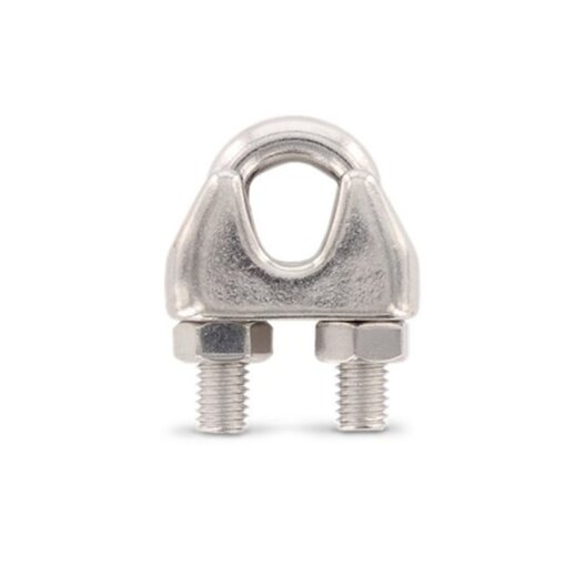 1 Stück Drahtseilklemme Edelstahl A4 4