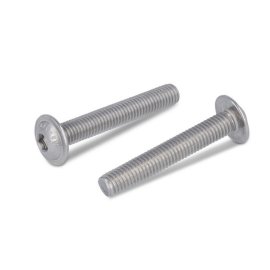 1000 Stück Linsenflanschschrauben ISO 7380-2 A2 M2 x 6