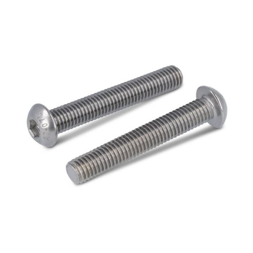 1000 Stück Linsenschrauben ISO 7380-1 A2 M2,5 x 5