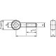 Augenschraube Form B DIN 444 - 4.6 verzinkt