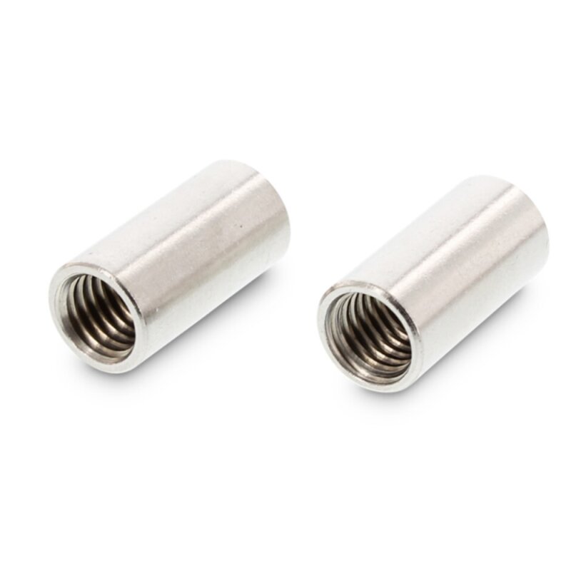 M8 x 30mm Gewindemuffe Edelstahl A2 rund, 0,96 €