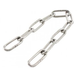 100 m Rundstahlkette A4 langgliedrig 1,5 x 12 mm