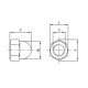 10 Stück Hutmuttern DIN 1587 A2 Feingewinde M22 x 1,5